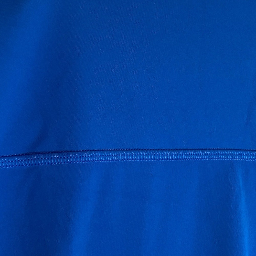 Lululemon Align High Rise Crop Leggings Womens 12 Blue Single Pocket Athletic - Picture 2 of 13